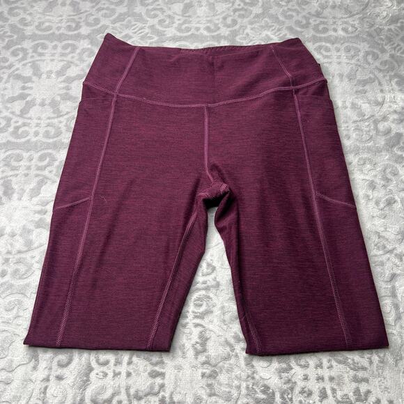 Victoria's Secret Burdundy Leggings Small - Picture 2 of 9